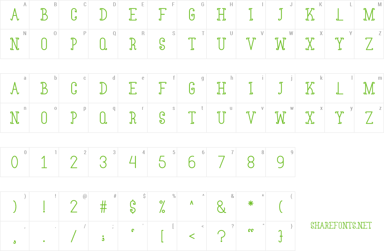 Font Holly Skates preview